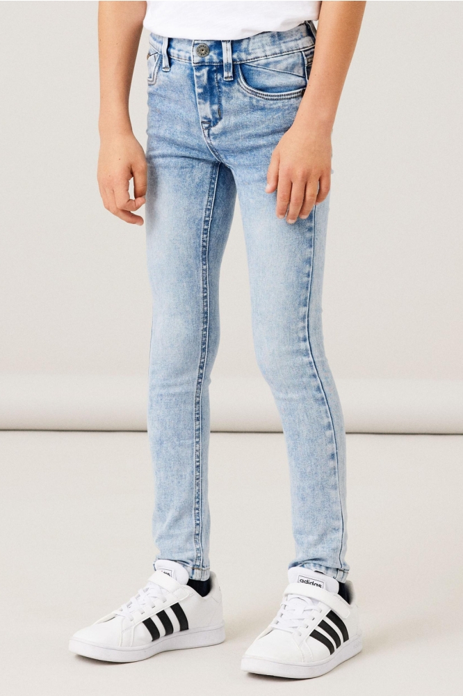 NKMPETE SKINNY JEANS 3003-ON NOOS 13216217 Light Blue Denim