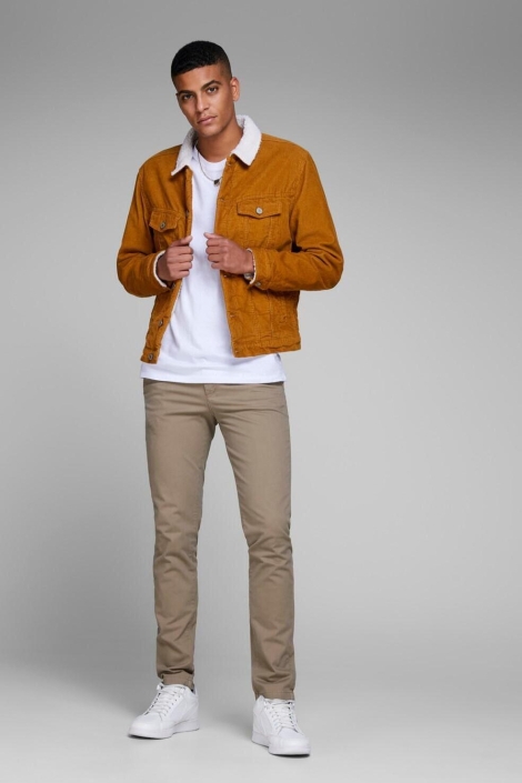 Jack & Jones beige heren broek | Model