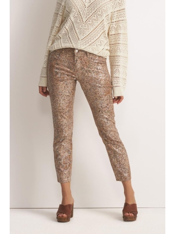 Red Button Broek SISSY FLOWER AND SILVER SRB3938 128 CARAMEL SILVER