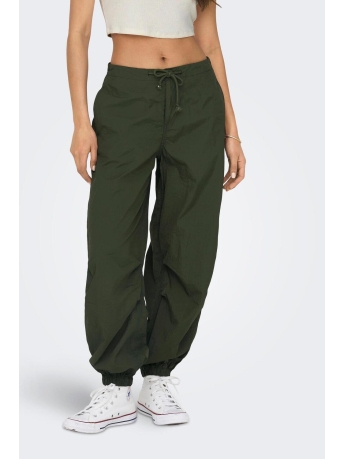 Only Broek ONLJOAN LOOSE LW PANTS OTW 15295049 OLIVE NIGHT