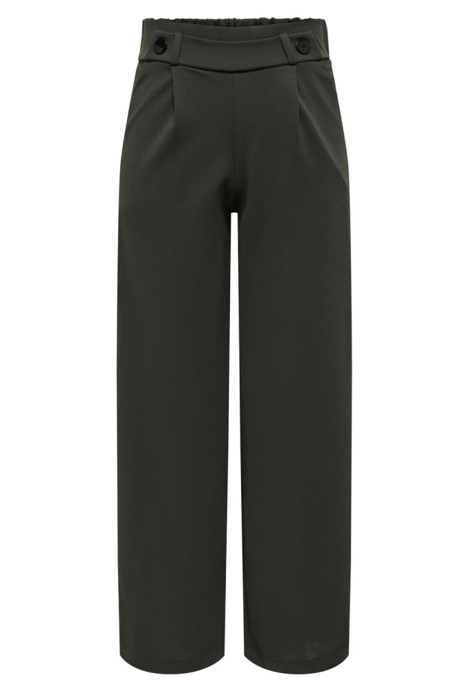 Jacqueline de Yong groene dames broek | Vooraanzicht
