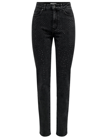 Only Jeans ONLEMILY HW ST ANK RHS DNM BJ 15304195 Washed Black