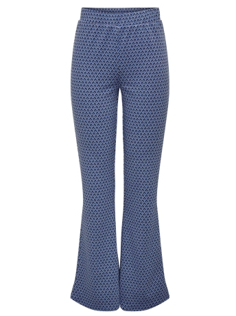 Only Broek ONLALIA FLARED PANT CS JRS 15294765 DAZZLING BLUE/ GRAPIHIC DI