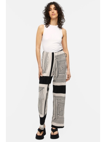 Object Broek OBJTOBINA MW PANT 128 23042546 BLACK