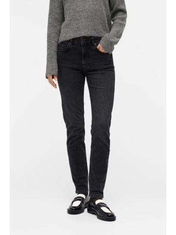 Object Jeans OBJNAIA LW SKINNY ANKEL JEANS 130 23043183 BLACK DENIM