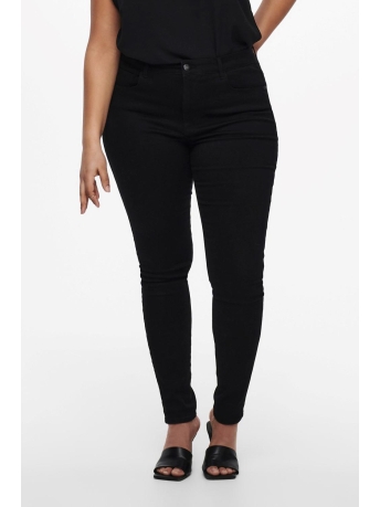 Only Carmakoma Jeans CARAUGUSTA HW SKINNY JEANS BLACK NO 15184632 Black