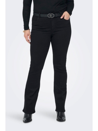 Only Carmakoma Jeans CARSALLY HW FLARED JEANS BJ165 NOOS 15265428 Black