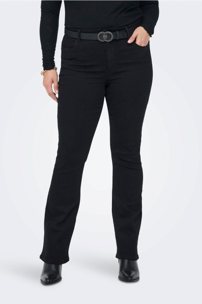 CARSALLY HW FLARED JEANS BJ165 NOOS 15265428 Black