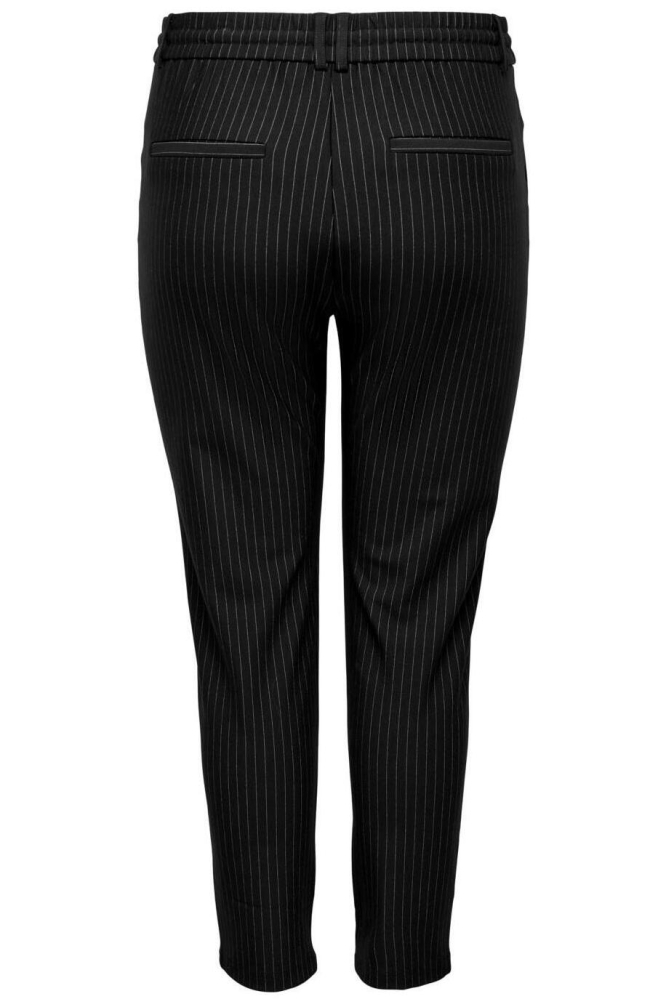 Defilé Montgomery beoefenaar cargoldtrash pinstripe pant jrs noo 15284035 only carmakoma broek black  stripes