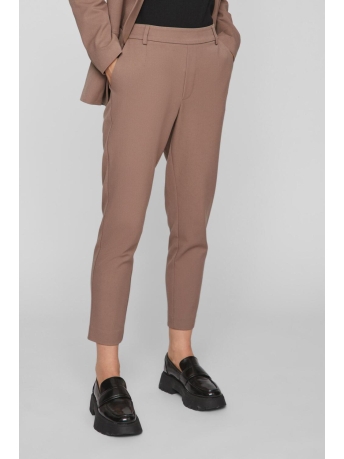 Vila Broek VIVARONE HW SLIM PANT - NOOS 14087406 BROWN LENTIL