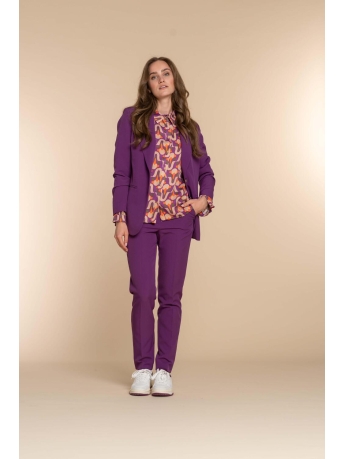 Geisha Broek PANTALON MET NAAD 31568 32 Purple