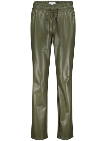 Red Button Broek TESSY FAUX LEATHER SRB4094 62 DARK GREEN