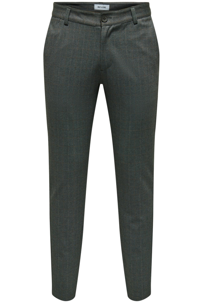 Only & Sons zwarte heren broek | Vooraanzicht