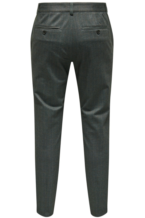 Only & Sons zwarte heren broek | Achteraanzicht