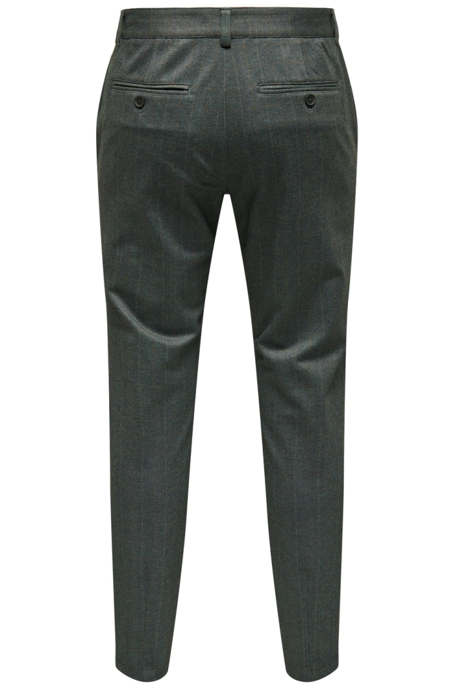 Only & Sons zwarte heren broek | Achteraanzicht