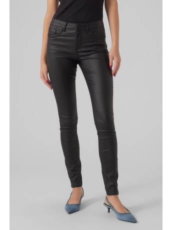 Vero Moda Broek VMALIA MR SKINNY SHAPE COATED PANTS 10291078 Black/COATED