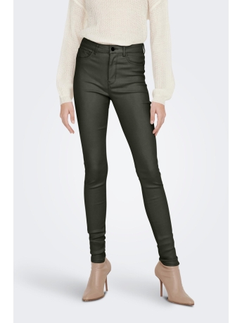 Jacqueline de Yong Broek JDYNEWTHUNDER COATED HIGH SKN PNT N 15211786 Forest Night