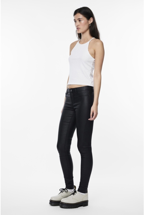 Pieces leren top legging