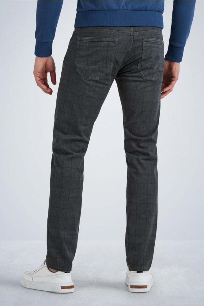 PME legend grijze heren broek | Model achteraanzicht