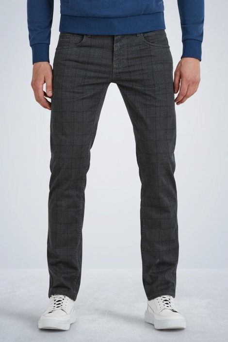 PME legend grijze heren broek | Model vooraanzicht