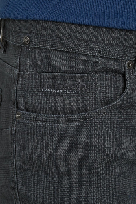 PME legend grijze heren broek | Close up