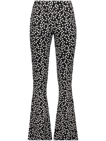 Vero Moda Broek VMKAMMA MW FLARED JERSEY PRINT PANT LCS 10307409 Black/Vera