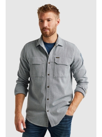 PME legend Overhemd SHIRT WITH HERRINGBONE TEXTURE PSI2309241 5448