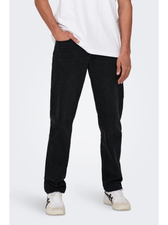 Only & Sons Jeans ONSEDGE STR. BLK 6985 DNM JEANS NOO 22026985 Black Denim