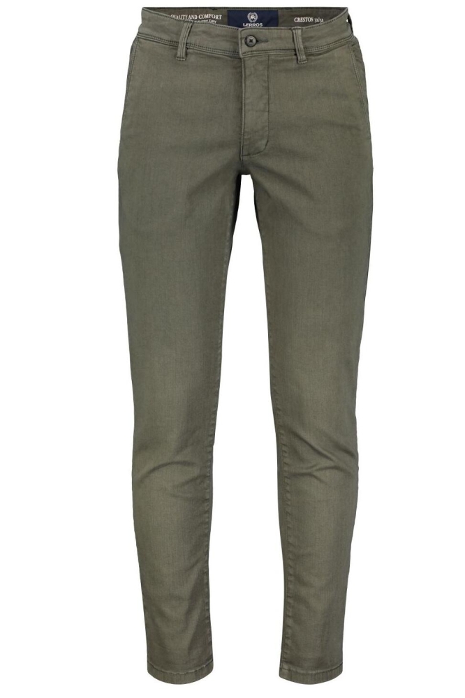 CHINO MET STRETCH 2009114 659/AGED OLIVE