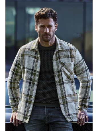 Cast Iron Overhemd SHIRT JACKET WITH STRUCTURE WEAVE CSI2310256 7014
