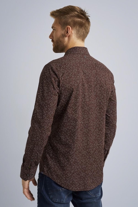 PME legend long sleeve shirt print on poplin