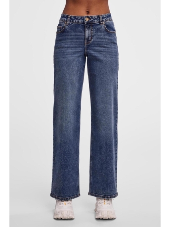 Pieces Jeans PCJESSIE MW WIDE JEANS D2D 17148900 Medium Blue Denim