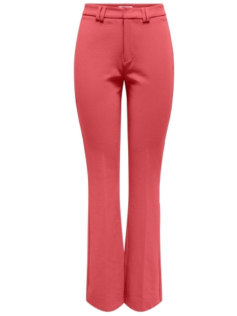 Only Broek ONLPEACH MW FLARED PANT TLR NOOS 15298660 ROSE OF SHARON