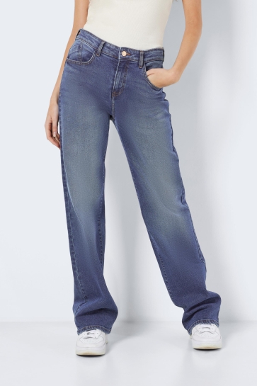 Noisy may Jeans NMYOLANDA NW WIDE JEANS AZ308MB NOO 27025067 MEDIUM BLUE DENIM