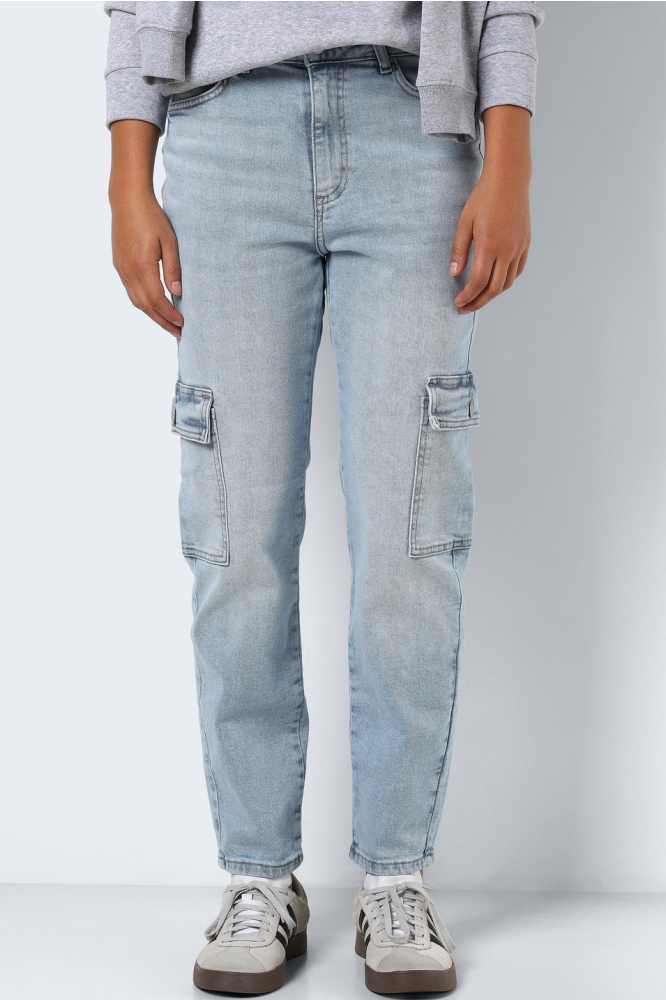 NMMONI HW CARGO ANK AZ350LB S* 27029298 Light Blue Denim