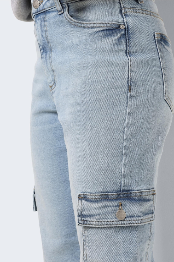 NMMONI HW CARGO ANK AZ350LB S* 27029298 Light Blue Denim
