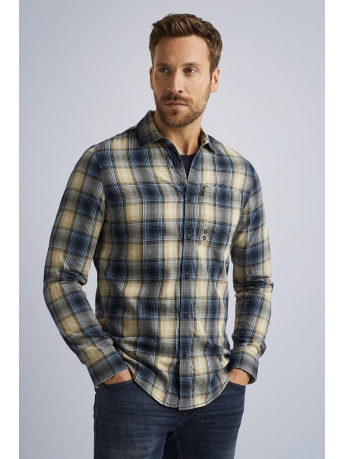 PME legend Overhemd LONG SLEEVE SHIRT TWILL CHECK PSI2311232 5281