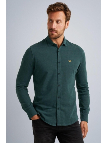 PME legend Overhemd SHIRT WITH A HERRINGBONE PATTERN PSI2311236 6026