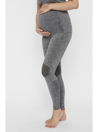 Mama-Licious Positiekleding MLFIT ACTIVE TIGHTS NOOS A. 20011086 Medium Grey Melange