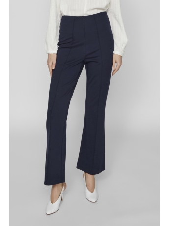 Vila Broek VIBILLIE HW PANTS - NOOS 14094017 NAVY BLAZER