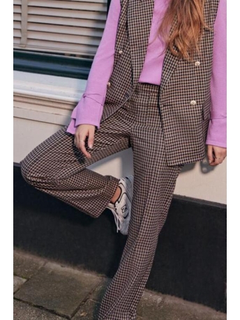 Fluresk Broek CINDY BROEK 23NYF03 ZWART/SAHARA