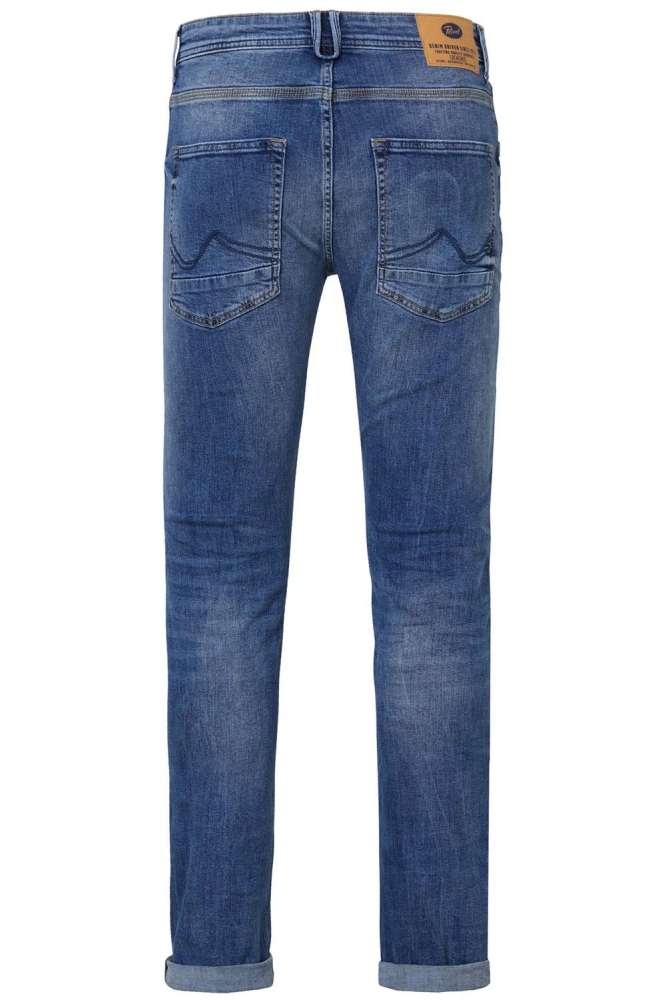 Petrol Industries blauwe heren jeans | Achteraanzicht