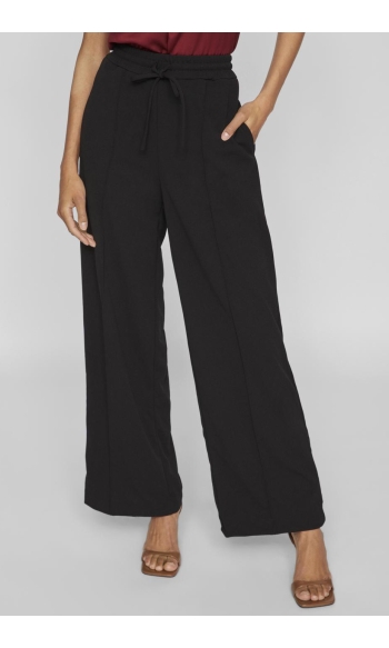 VICLUA HW WIDE PANTS-NOOS 14095436 BLACK BEAUTY