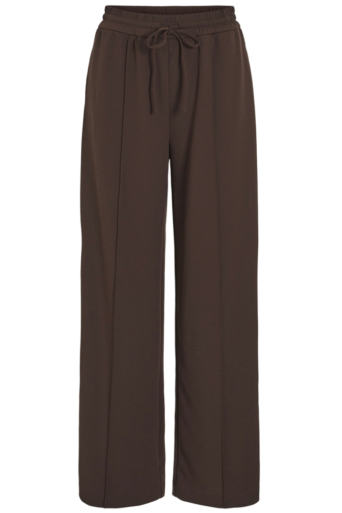 Vila bruine dames broek | Vooraanzicht