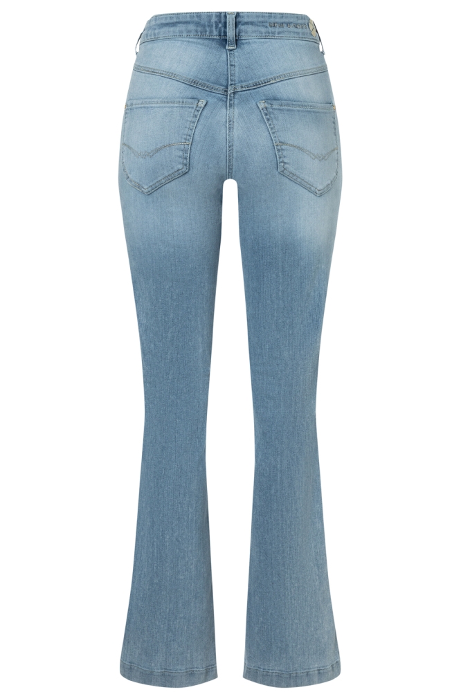 Mac blauwe dames jeans | Achteraanzicht