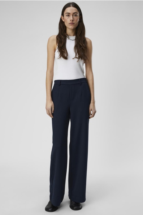 Object blauwe dames broek | Model