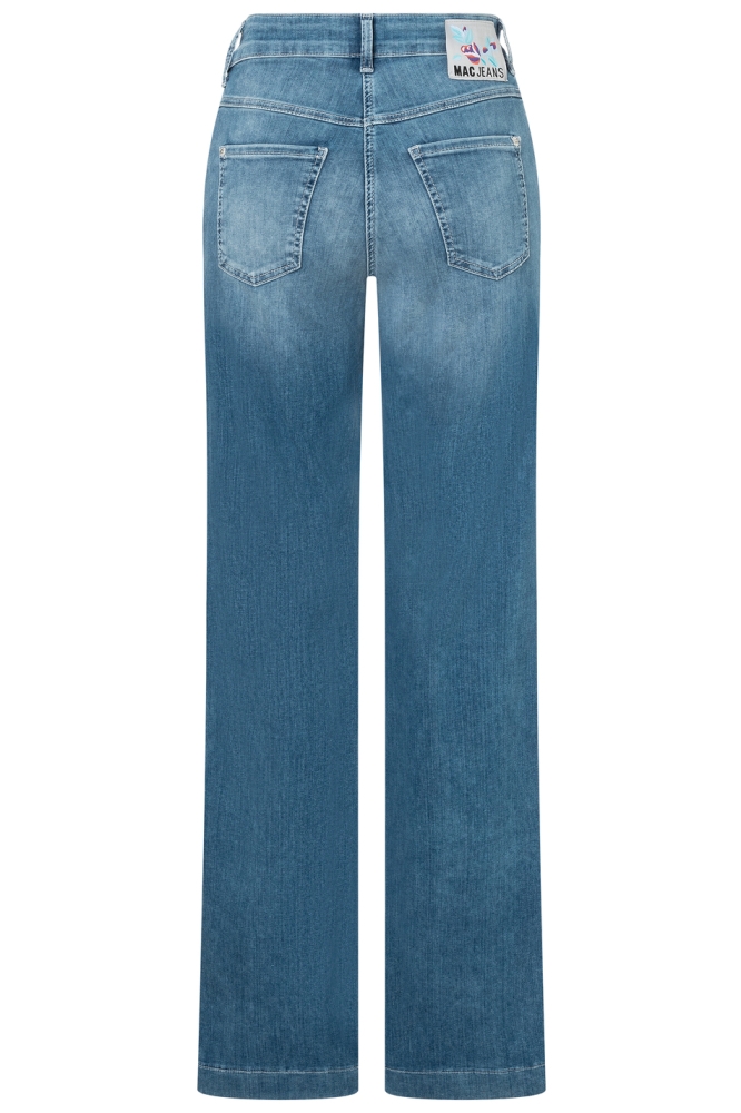 Mac blauwe dames jeans | Achteraanzicht