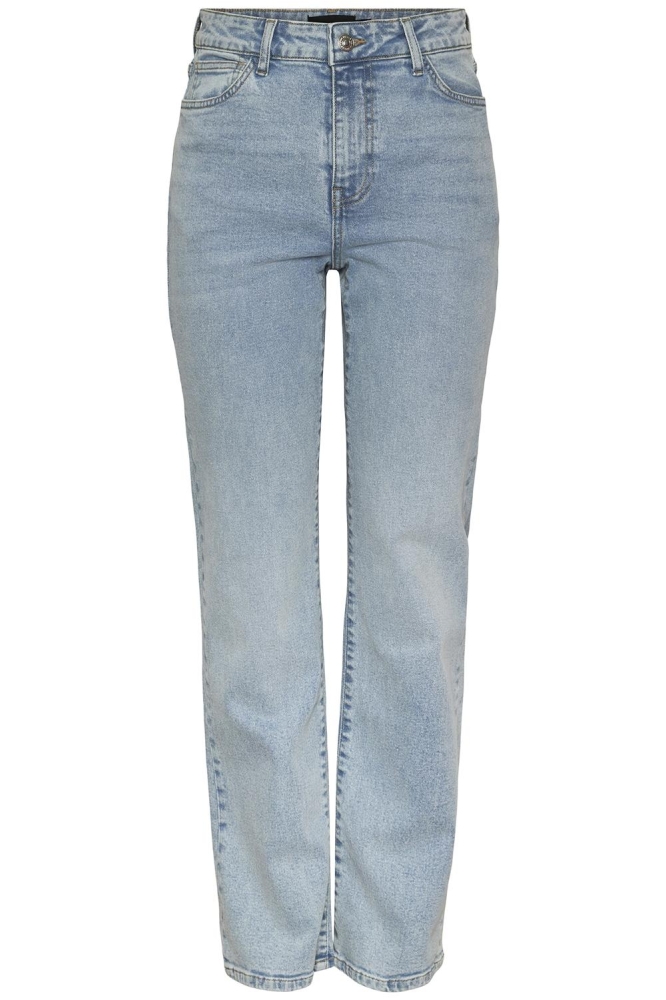 PCKELLY HW STRAIGHT JEANS LB302 NOO 17148063 LIGHT BLUE DENIM