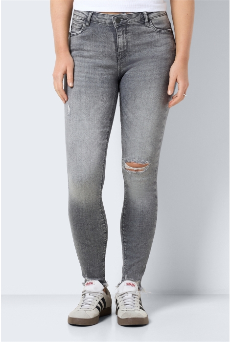 nmkimmy nw destroy ank skny az368mg 27030525 noisy may jeans medium grey denim