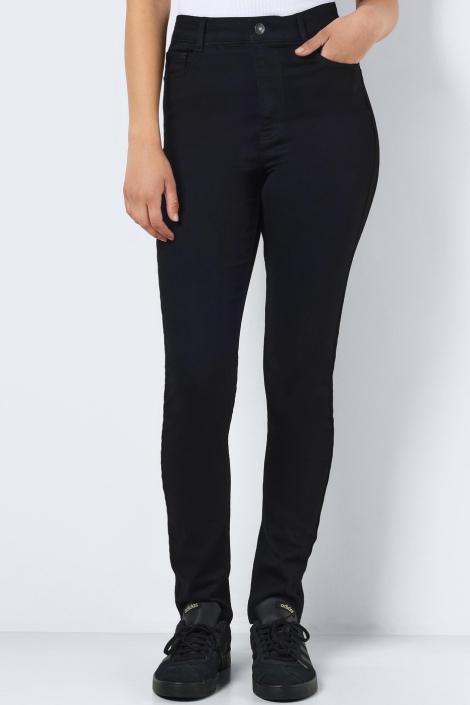 Noisy may zwarte dames jeans | Vooraanzicht
